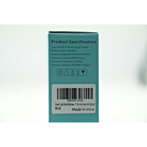 Smart WiFi Light Switch 2 Gang Works with Amazon Alexa - Yeewell - Picture 4 of 7